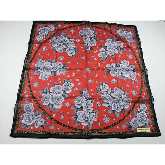 Georges Rech Lot Of 3 Handkerchief Neckerchief Bandana Scarf - Picture 5 of 5